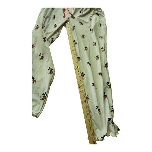 Disney Mickey Mouse Pajama Set Women’s Size Medium 8-10 White - Picture 4 of 8